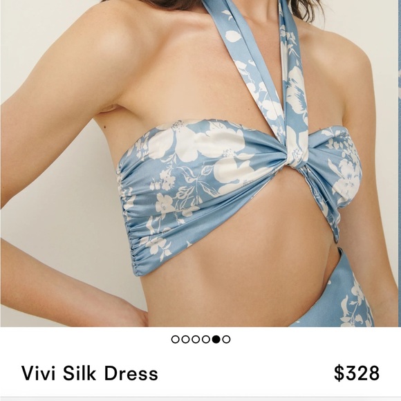 Reformation Vivi Silk Dress - Picture 5 of 7